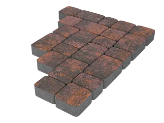 Тротуарная плитка Старый город Браун Stellard 60 мм