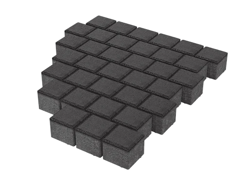 Тротуарная плитка Квадрат 10х10 Серый Stellard 60 мм
