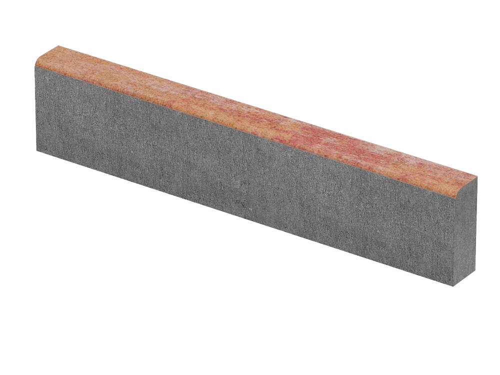 Бордюр тротуарный БР 100.20.8 COLOR MIX Санрайз Stellard