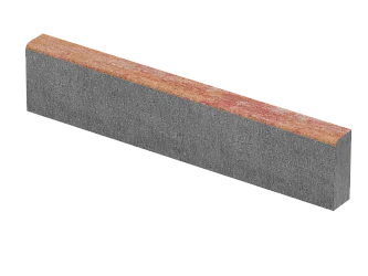 Бордюр тротуарный БР 100.20.8 COLOR MIX Санрайз Stellard