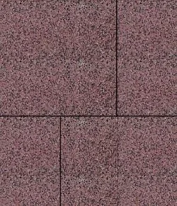 Тротуарная плитка КВАДРАТ Гранит Красный с черным Б.7.К.8 Выбор 80 мм