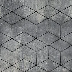 Тротуарная плитка Полярная звезда Актау Гладкая SteinRus 80 мм