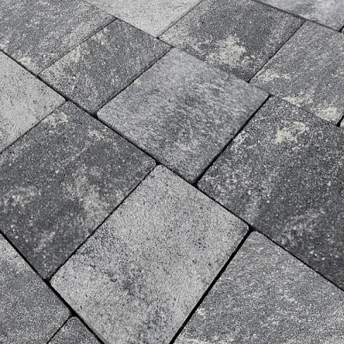 Тротуарная плитка КОЛОР МИКС №3 Малахит НОВЫЙ ГОРОД 1НГ4Ф Нобетек 40 мм