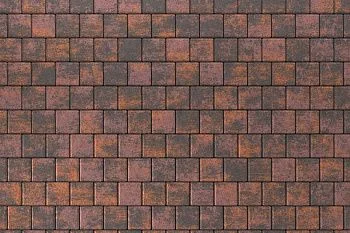 Тротуарная плитка Квадрат 10х10 Браун Stellard 60 мм