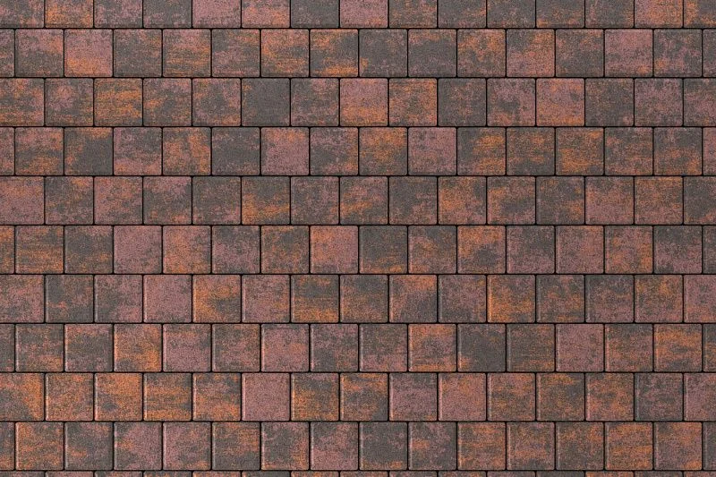 Тротуарная плитка Квадрат 10х10 Браун Stellard 60 мм