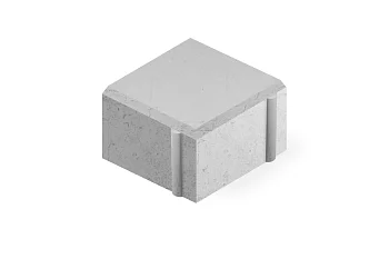 Тротуарная плитка Квадрат Нобетек 4К6Ф Светло-Серая 60 мм