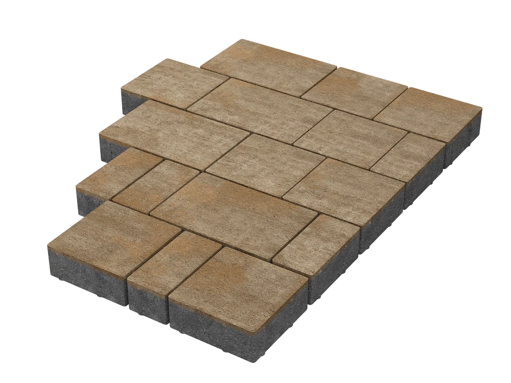 Тротуарная плитка Новый город Голден Stellard 60 мм
