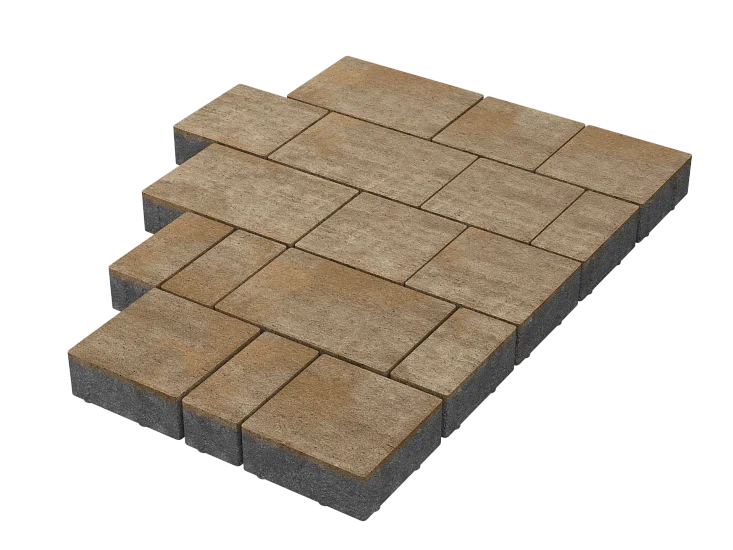 Тротуарная плитка Новый город Голден Stellard 40 мм