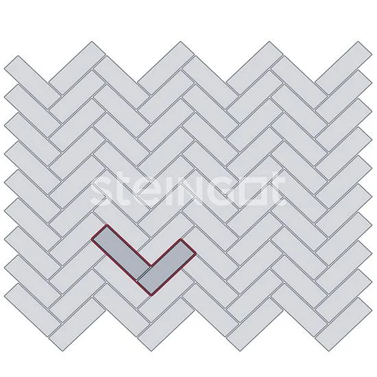 Тротуарная плитка Паркет Штайн Блэк Steingot 60 мм