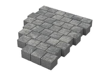 Тротуарная плитка Квадрат 10х10 Грей Stellard 60 мм