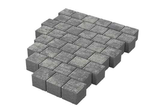 Тротуарная плитка Квадрат 10х10 Браун Stellard 60 мм