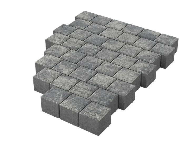 Тротуарная плитка Квадрат 10х10 Грей Stellard 60 мм