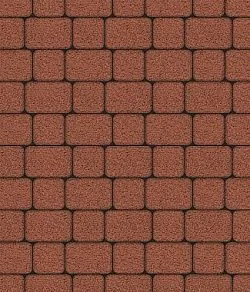 Тротуарная плитка КЛАССИКО Гранит Красный А.1.КО.4 Выбор 40 мм