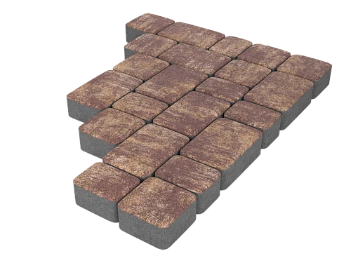 Тротуарная плитка Старый город Грей Stellard 40 мм