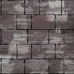 Тротуарная плитка Palermo Браун Гладкая SteinRus 80 мм