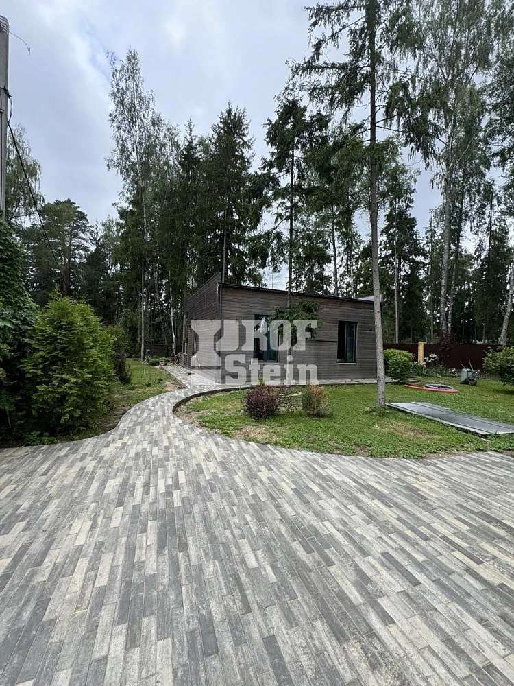 Укладка тротуарной плитки Ригель Туман от Braer