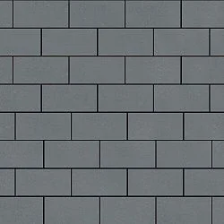 Плита тротуарная Прямоугольник Лайн Серый Гладкая SteinRus 80 мм