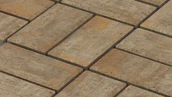 Тротуарная плитка Брусчатка Голден Stellard 80 мм
