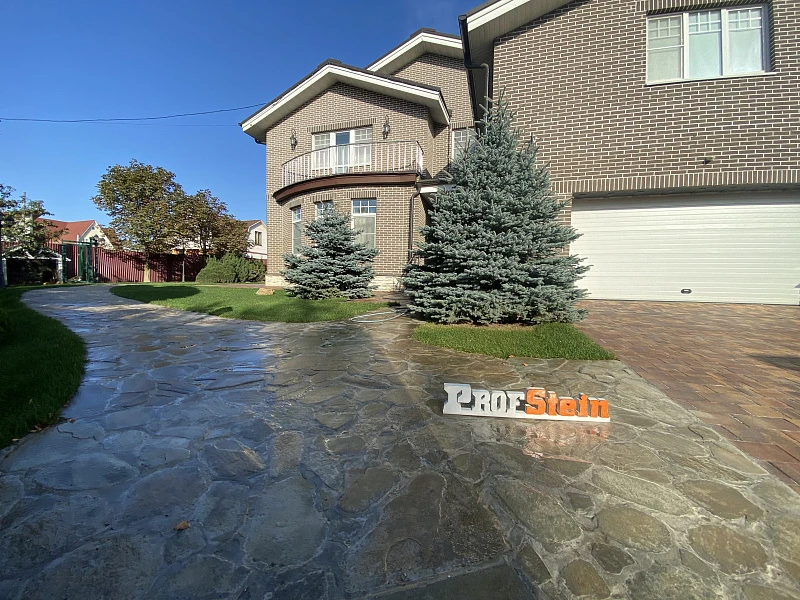 Проект Замена плитняка на тротуарную плитку 192 м2 в г.о. Домодедово, д. Ляхова 