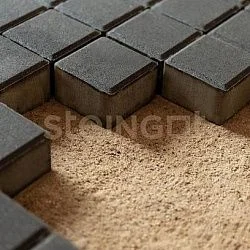 Тротуарная плитка Квадрат 100*100 Черный (верхний прокрас) Steingot 60 мм