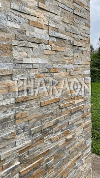 3D панель из натурального камня Кварцит Мультиколор Классик Pharaon