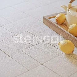 Тротуарная плитка Бавария Белая Steingot 60 мм