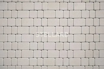 Тротуарная плитка Старый город Белый Stellard 40 мм