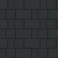 Тротуарные плиты Новый город Лион Черный Гладкая SteinRus 80 мм