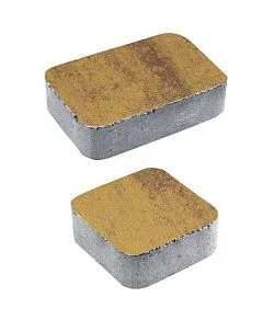 Тротуарная плитка КЛАССИКО Листопад гладкий Янтарь А.1.КО.4 Выбор 40 мм