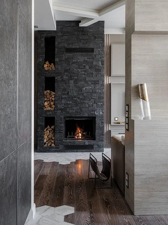 3D панель из натурального камня Сланец Бежевый Модерн Pharaon