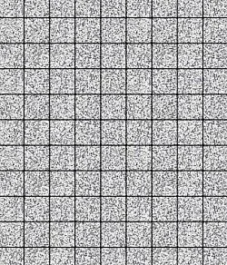 Тротуарная плитка КВАДРАТ Стоунмикс Белый с черным А.3.К.4 Выбор 40 мм
