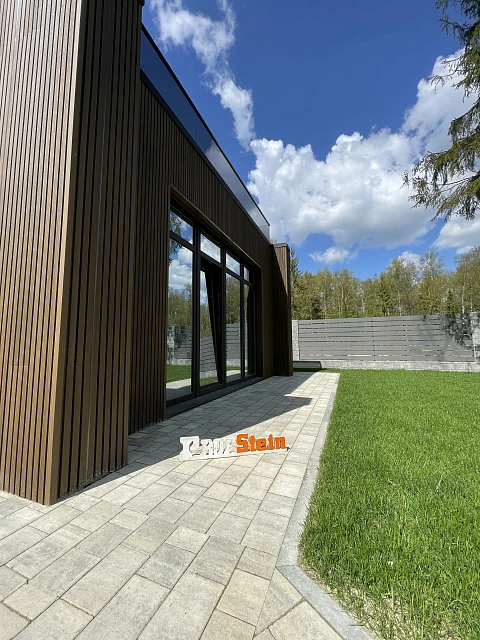 Укладка брусчатки Новый Город цвета Штайн Сильвер