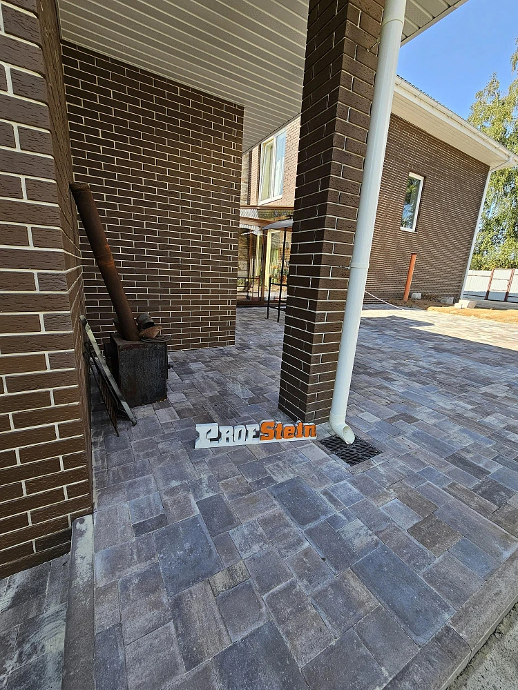 Укладка тротуарной плитки Бавария Штайн Браун