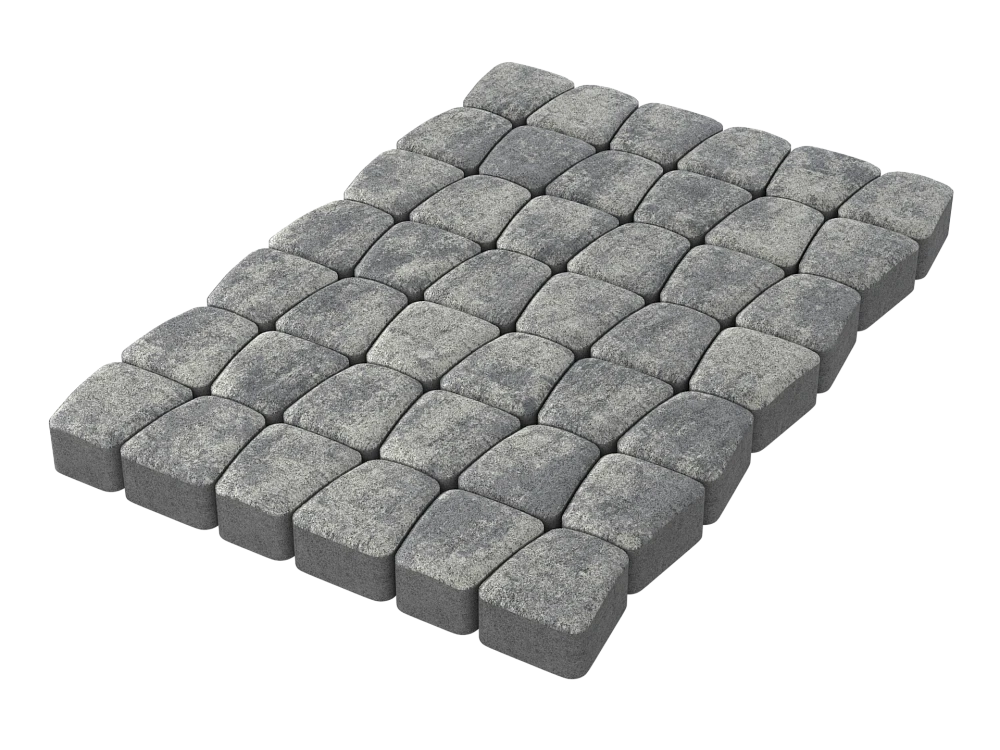 Тротуарная плитка Классико Грей Stellard 60 мм