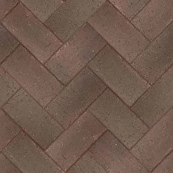 Брусчатка тёмно-красная флэш Глазго клинкер тротуарный 0,51 NF ЛСР