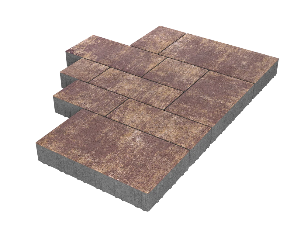 Тротуарная плитка Микс Сити Гавана Stellard 60 мм