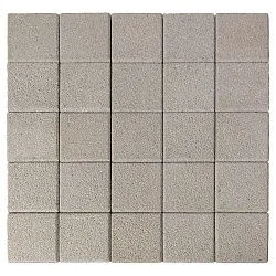 Тротуарная плитка Лувр, Гранит Белый BRAER 60 мм