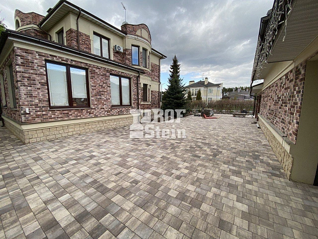 Демонтаж и монтаж новой тротуарной плитки от Steingot