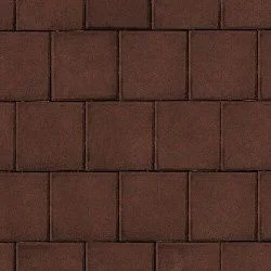 Тротуарная плитка Квадрат большой Коричневый Гладкая SteinRus 60 мм