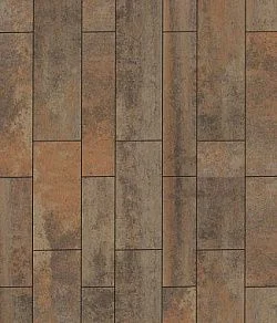 Тротуарная плитка ПАРКЕТ Листопад гладкий Клен Б.9.Псм.8 Выбор 80 мм