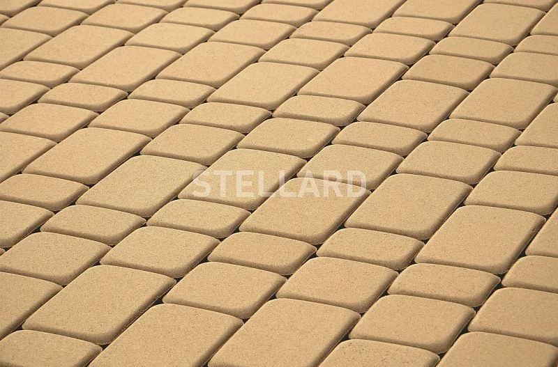 Тротуарная плитка Старый город Желтый Stellard 40 мм