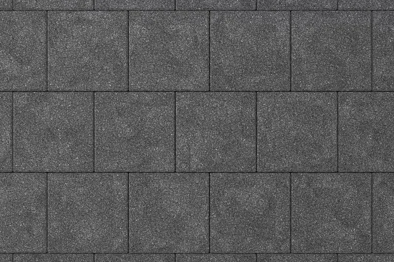 Тротуарная плитка Квадрат 30х30 Черный агат Stellard 80 мм