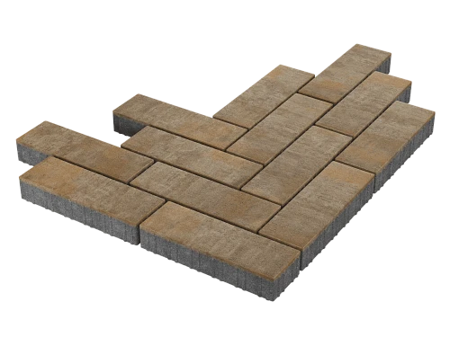 Тротуарная плитка Паркет Гавана Stellard 80 мм