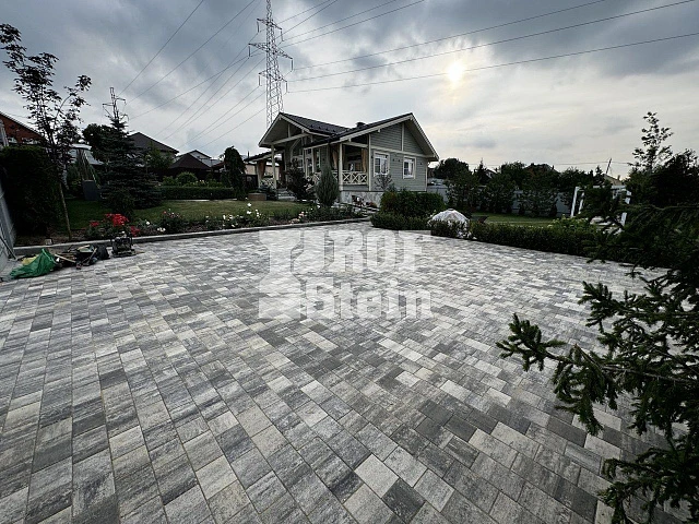 Укладка пошаговых плит и брусчатки от Steingot