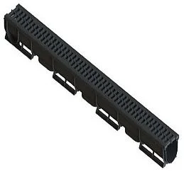 Лоток водоотводный Standartpark ЛВ–07.09.09-ПП пластиковый с решеткой ячеистой пластиковой кл. А (ко