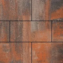 Тротуарная плитка Парк Плейс Рей Гладкая SteinRus 60 мм