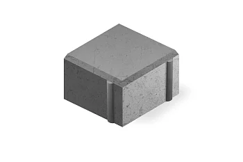 Тротуарная плитка Квадрат Нобетек 4К6Ф Черная 60 мм