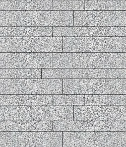 Тротуарная плитка ПАРКЕТ Стоунмикс Белый с черным Б.16.Псм.8 Выбор 80 мм