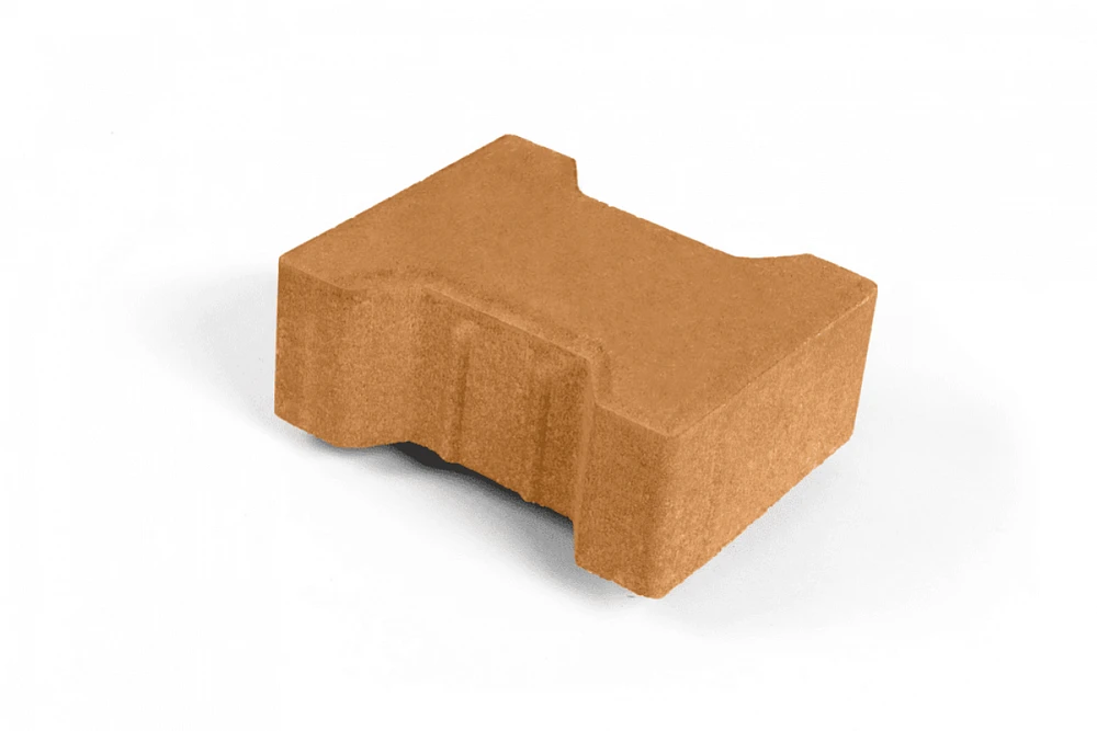 Тротуарная плитка Катушка Нобетек 1Ф8Ф Персиковая 80 мм