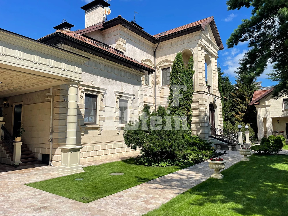 Укладка тротуарной плитки от Steingot в цвете Травертин